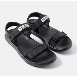 Schwarze Sportsandalen Big Star HH174842 1