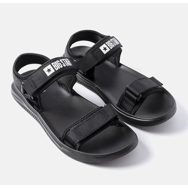 Schwarze Sportsandalen Big Star HH174842 1