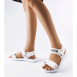 Weiße Sportsandalen Big Star HH274A026 1
