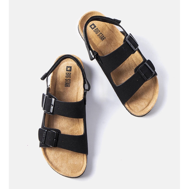 Schwarze Big Star Sandalen LL174208 2