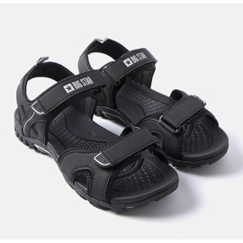 Big Star HH174327 schwarze Sportsandalen 1