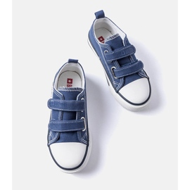 Marineblaue Kinder-Sneaker Big Star KK374081 2