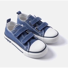Marineblaue Kinder-Sneaker Big Star KK374081 1