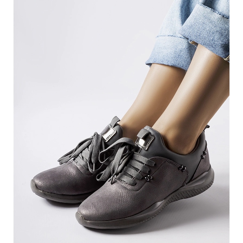 Graue Slip-On-Sneaker von Anatole 1