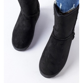 Schwarze, isolierte Schneestiefel von Egede 1