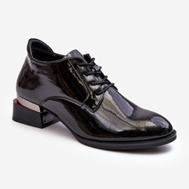 Vinceza Damen-Lacklederschuhe, schwarzes Banosa 1