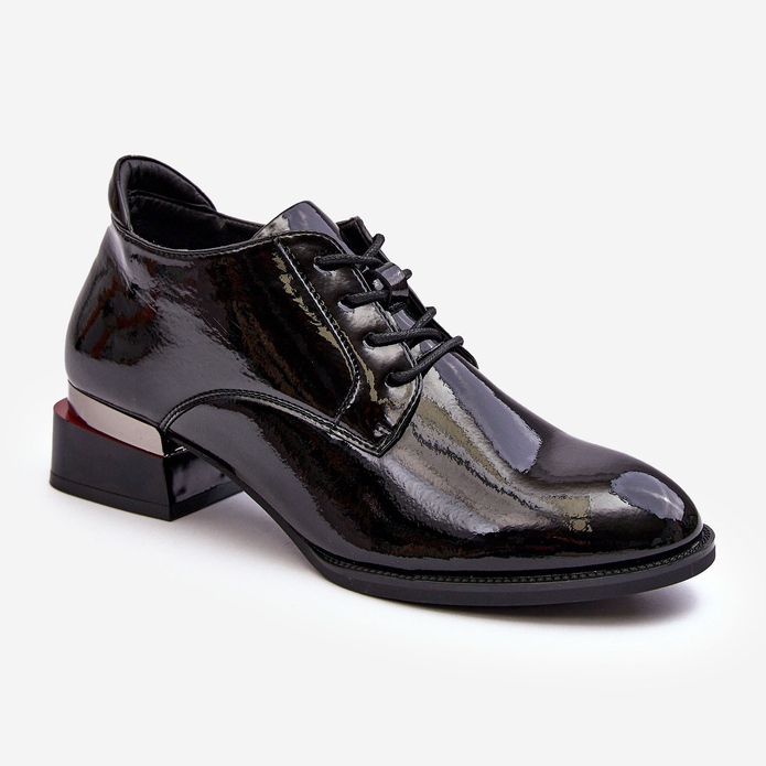 Vinceza Damen-Lacklederschuhe, schwarzes Banosa 1