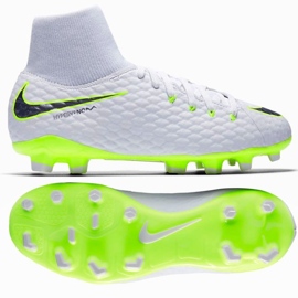 Nike Hypervenom Phantom 3 Academy Df Fg Jr AH7287-107 Fußballschuhe weiß weiß 1