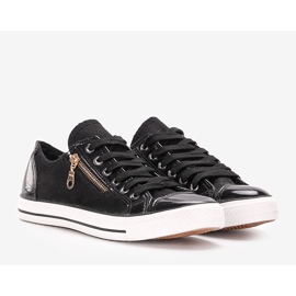 Schwarze Herren-Sneaker von Pirkko 1