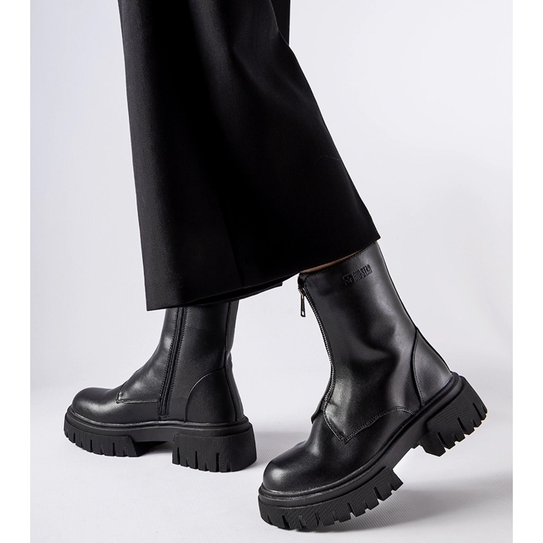 Schwarze isolierte Stiefel Big Star MM2745598 1