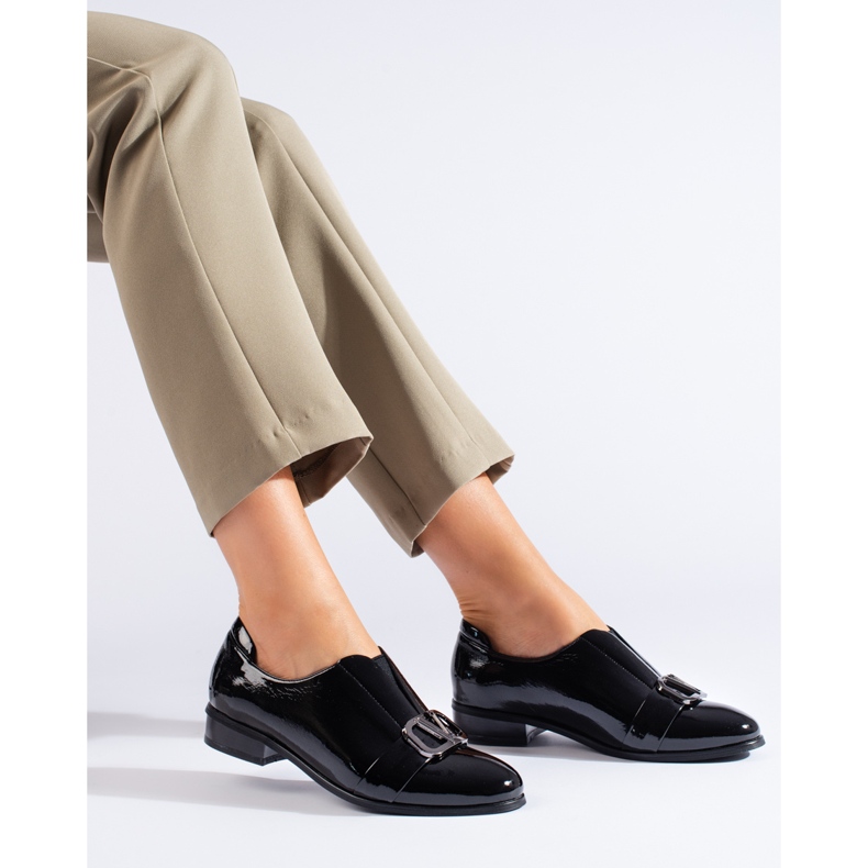 Elegante schwarze Schuhe von W. Potocki 1