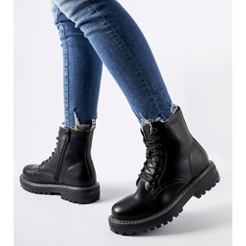 Schwarze klassische Stiefel Big Star KK274538 1