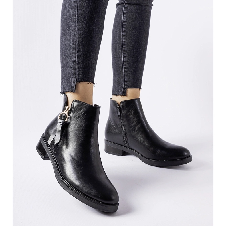 Schwarze isolierte klassische Corciano-Stiefeletten 1