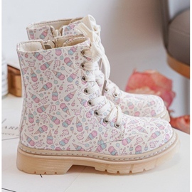 Isolierte Kinderstiefeletten mit Reißverschluss, Beige Dolida 1