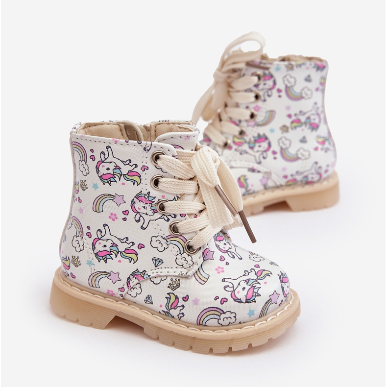 Isolierte Kinderstiefeletten mit Reißverschluss, Beige Dolida 1