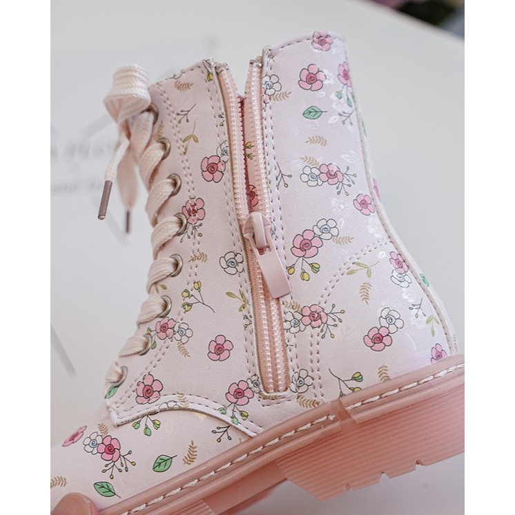 Isolierte Kinderstiefeletten mit Reißverschluss, rosa Dolida 1