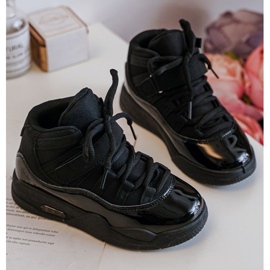 Kinder-Sportschnürschuhe Schwarz Darina 2