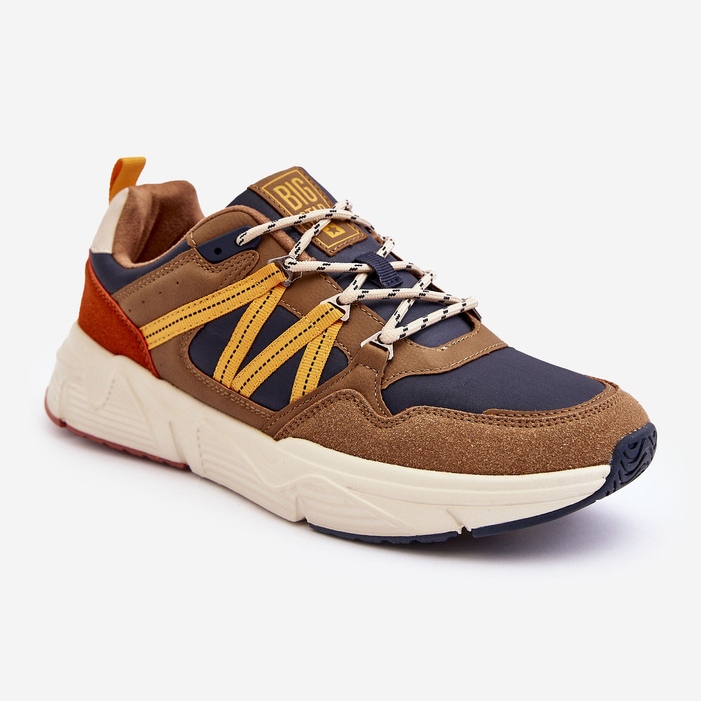 Herren-Sportschuhe Memory Foam Mehrfarbig Big Star MM174272 braun 1