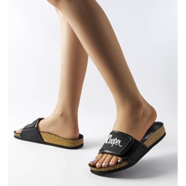 Lee Cooper LCW-22-35-1189L schwarze Hausschuhe 2