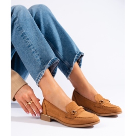 Shelovet Herren-Herren aus Kamelwildleder für Damen braun 1