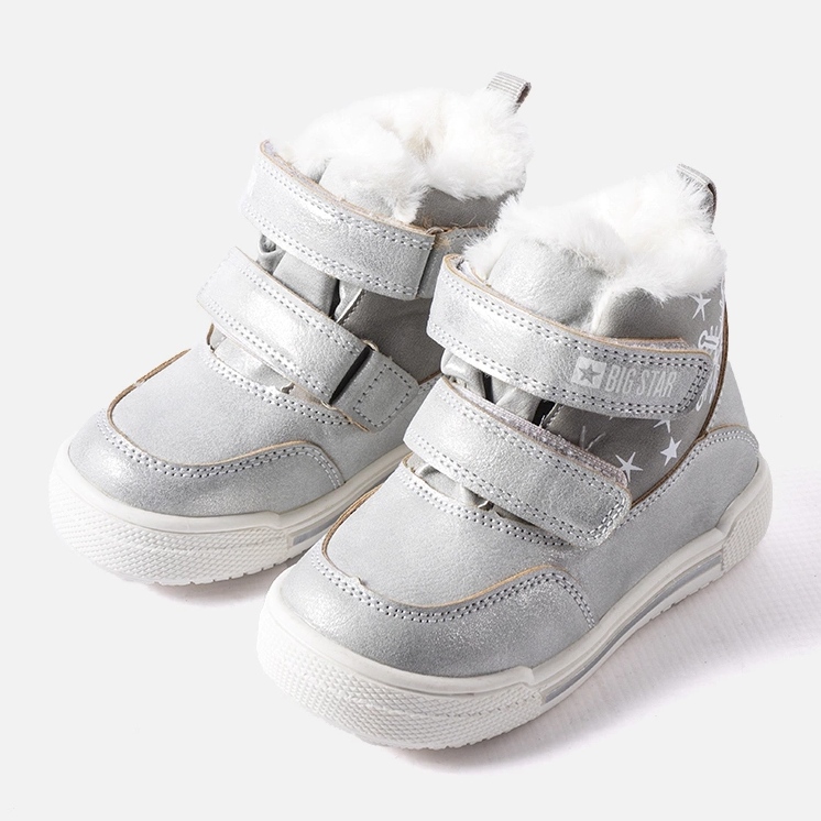 Big Star KK374190 Kinder-Schneestiefel silber- 1