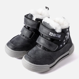 Big Star KK374191 Kinder-Schneestiefel schwarz 1