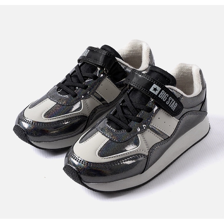 Schwarze Glitzer-Sneaker Big Star KK374103 1