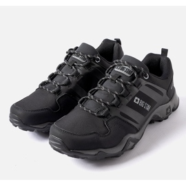 Schwarz-graue Big Star GG174269 Trekkingschuhe 1