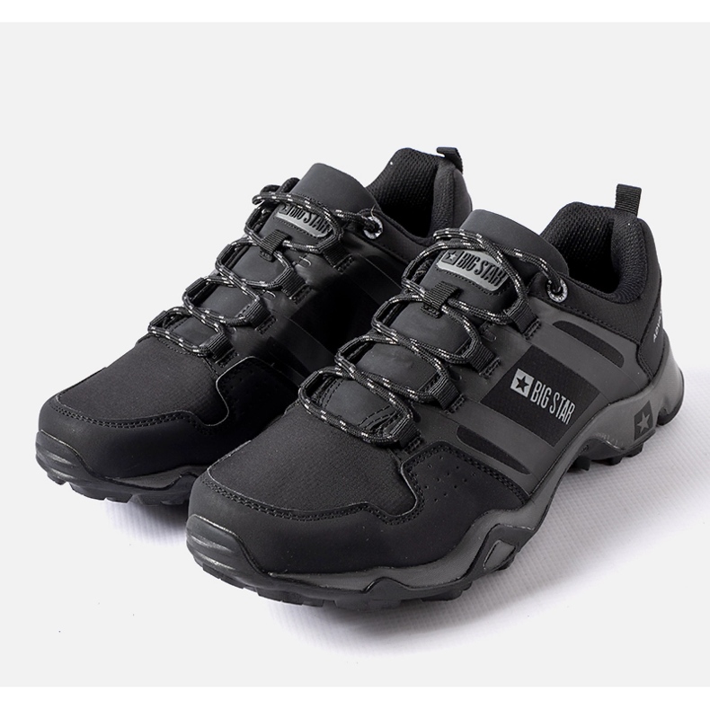 Schwarz-graue Big Star GG174269 Trekkingschuhe 1