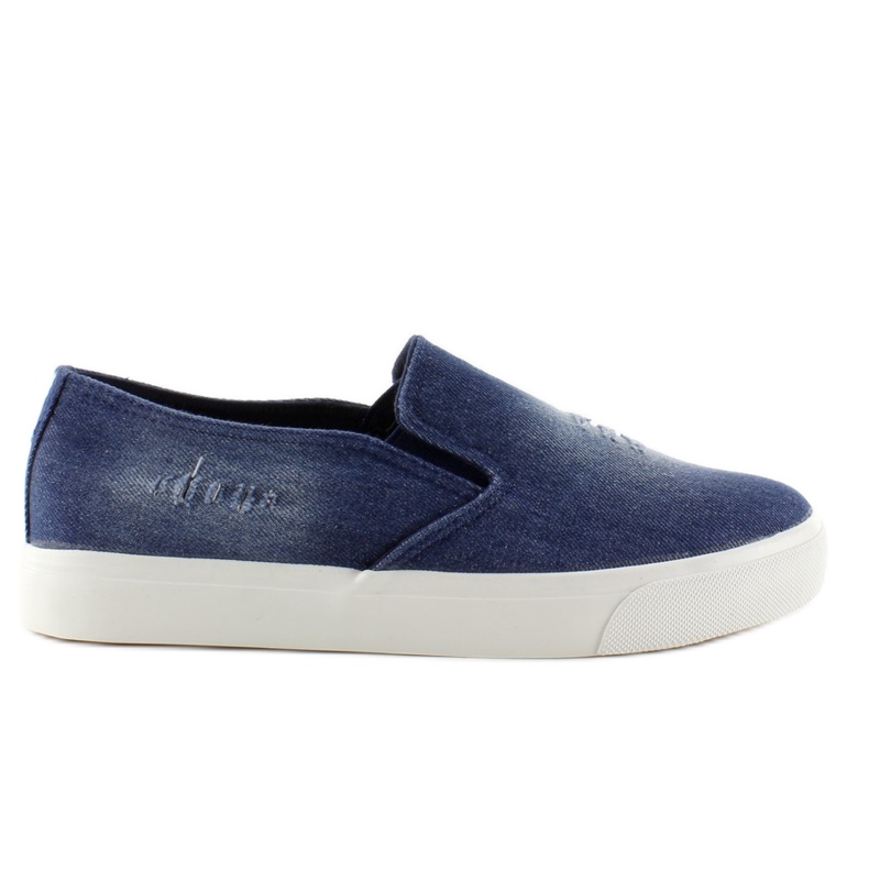 Slip-On-Sneaker aus Denim K-89 D. blau marineblau 1