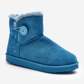 PS1 Isolierte Damen-Schneestiefel mit Verzierung, blaues Siriol 1