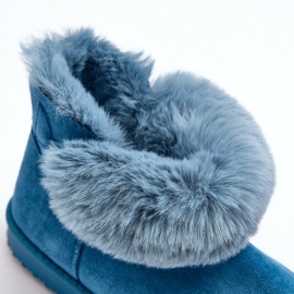 PS1 Isolierte Damen-Schneestiefel mit Verzierung, blaues Siriol 2