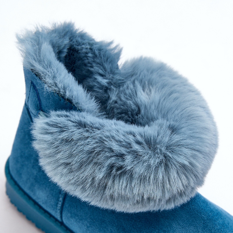 PS1 Isolierte Damen-Schneestiefel mit Verzierung, blaues Siriol 2