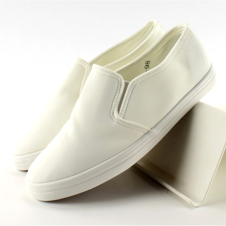 Material Slip-on Sneaker 1-98 Weiß 1