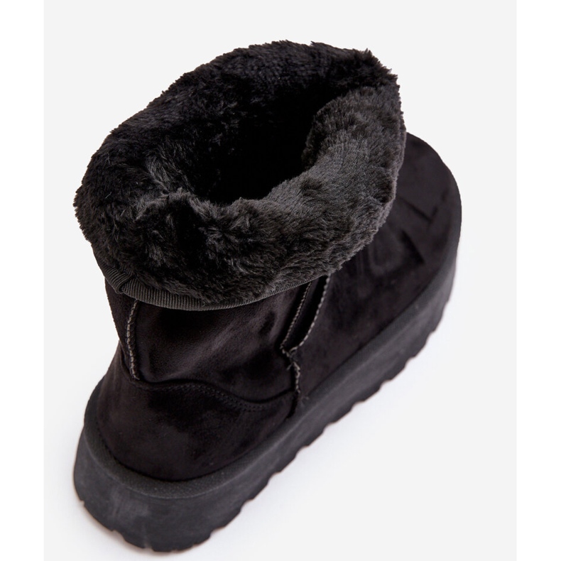 PS1 Schwarze, pelzisolierte Abrams-Schneestiefel für Damen 2