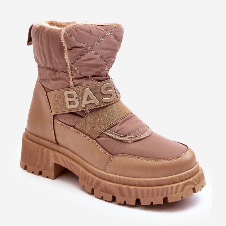 PS1 Isolierte Schneestiefel mit Reißverschluss für Damen Beige Zeva 1