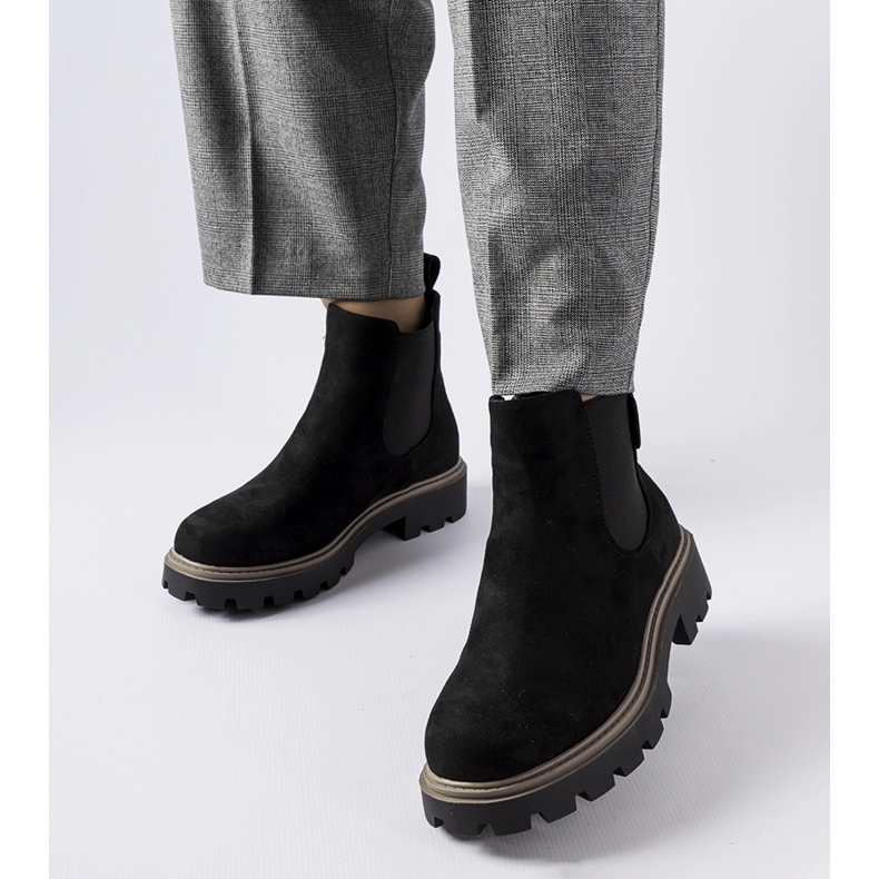 Schwarze isolierte Stiefel Big Star MM274372 1