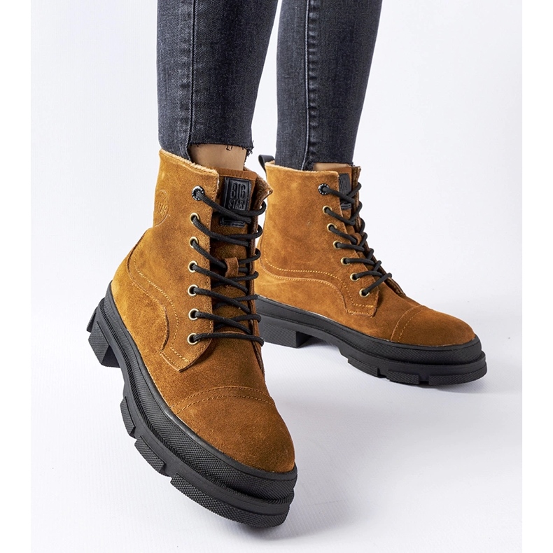 Braune Lederarbeiter Big Star KK274524 1