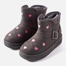 Graue Kinder-Schneestiefel Big Star KK374244 1