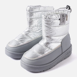 Graue Schneestiefel Big Star KK374218 silber- 1