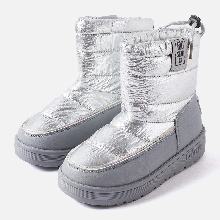 Graue Schneestiefel Big Star KK374218 silber- 1