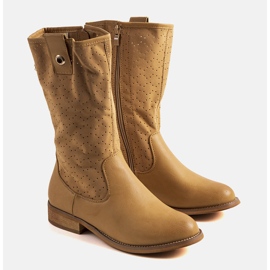 Braune Kinderstiefel von Zulik 1