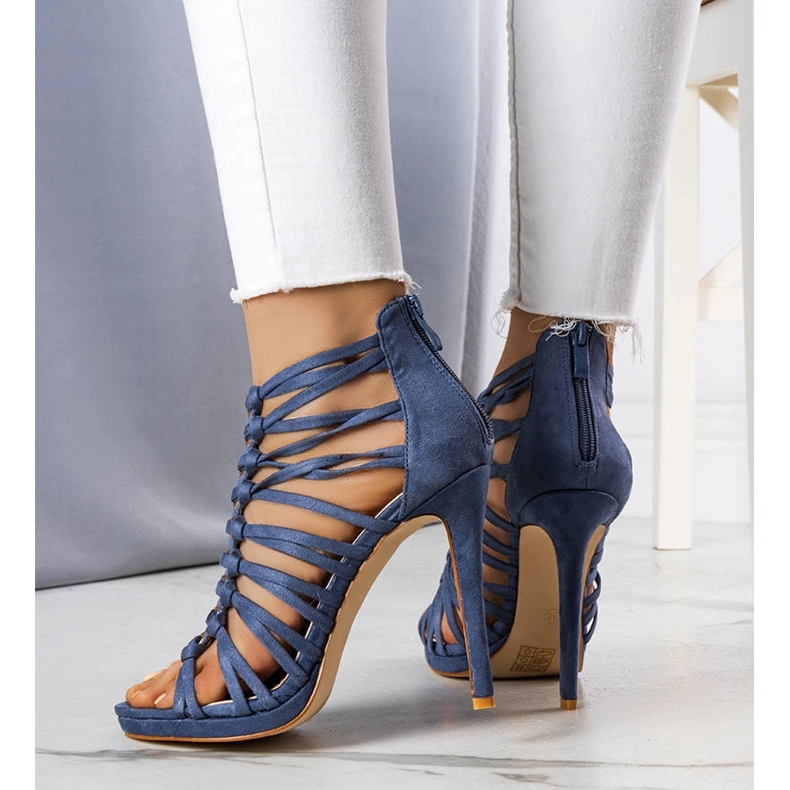 Blaue Pumps von Pompis 1