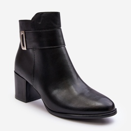 Sergio Leone Damen-Stiefeletten aus Leder in Schwarz von Starines 1