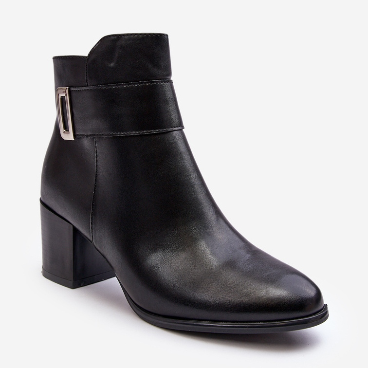 Sergio Leone Damen-Stiefeletten aus Leder in Schwarz von Starines 1