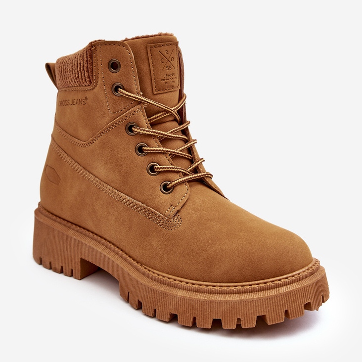 Isolierte Camel Cross Jeans für Damen MM2R4011C braun 1