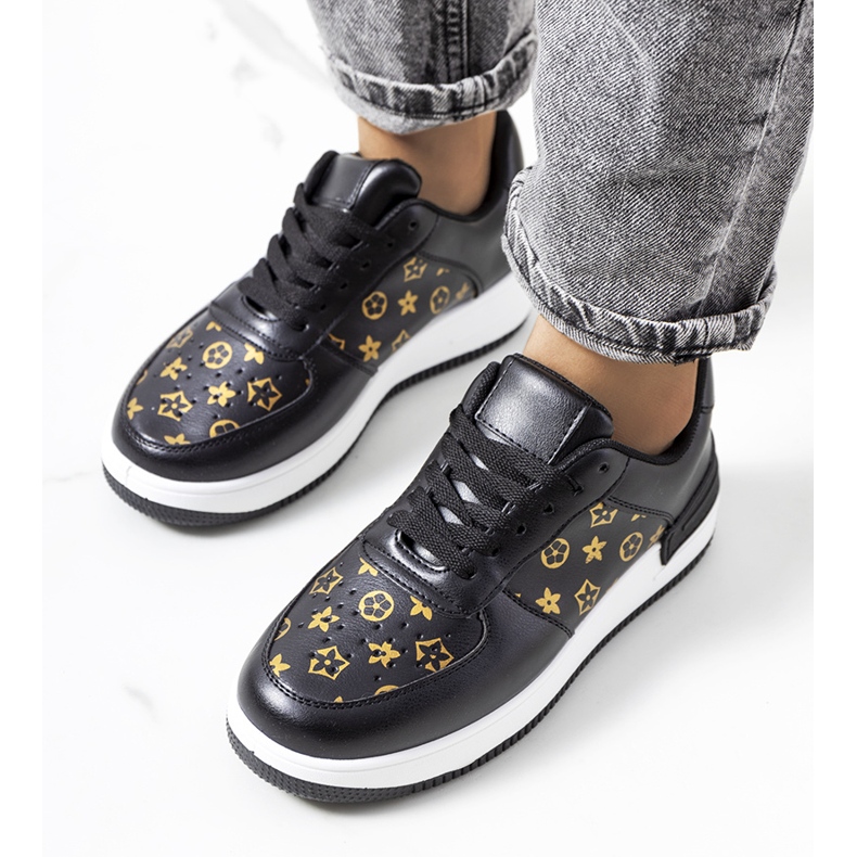 BM Schwarze Djenna-Sneaker für Damen 1