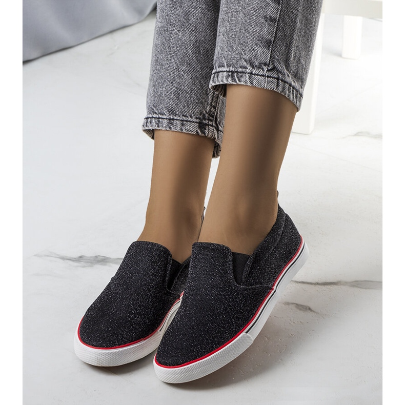 Schwarze Ryza-Sneaker für Damen 2