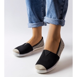 Schwarze Textil-Sneaker von Harlee 1