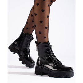 TRENDI Arbeiter mit verziertem Reißverschluss schwarz 1